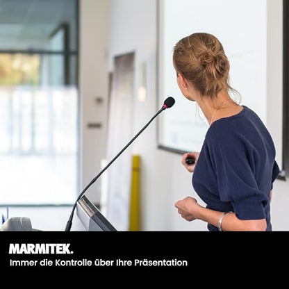 Wireless Presenter - Advanced Presentation Clicker with Digital Pointer, Zoom & Air Mouse Function by Marmitek