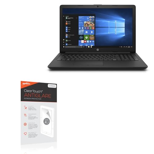 BoxWave Screen Protector Compatible with HP Notebook (15-DB0066WM) (15.6 in) - ClearTouch Anti-Glare (2-Pack), Anti-Fingerprint Matte Film Skin