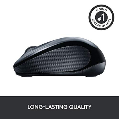 Logitech Wireless Mouse M325 with Designed-For-Web Scrolling - Light Silver - color: Light Silver