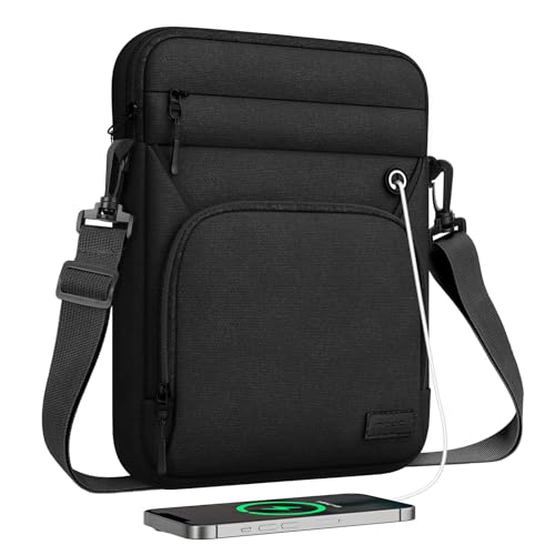 MoKo 13-14 Inch 360° Protection Laptop Sleeve Bag with Earphone Port | Fits Mac Neo 13-inch, Mac Air 13/13.3/13.6-inch, Mac Pro 13/14-inch and Surface Pro 9/8/10/11 13-inch, Black - color: Black, style: 13.3-14 Inch