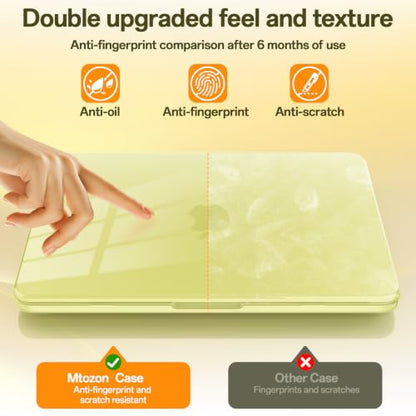 Compatible with MacBook Neo 13 inch Case 2026 (Model A3404), Scratch Resistant Protective Hard Shell Case, Crystal Citrus - color: Crystal Citrus