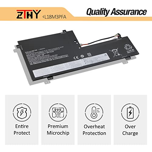 L18M3PFA L18D3PF2 Laptop Battery for Lenovo Yoga C740-15IML C740-15 Series | C740-15IML-81TD 81TD0040GE 81TD003YGE 81TD004GGE Series 5B10T83740 5B10W67402 5B10T83739 5B10W67258 11.52V 60.3Wh 3-Cell - size: 12.4*5.91*0.16 inch L18M3PFA