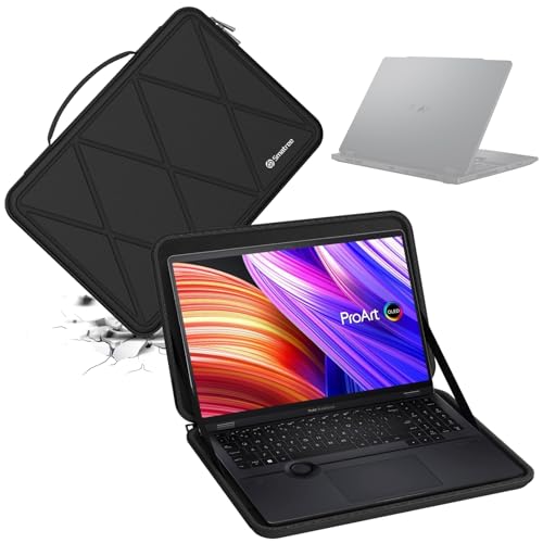 Smatree Hard Protective Case for 16" ASUS ProArt Studiobook 16 OLED H7604 | Compatible for 16 inch ASUS ProArt Studiobook Pro 16 OLED W7604, Waterproof and Anti-Shock Laptop Bag (X8309) - color: X Series-Black, size: For 16 inch ASUS ProArt Studiobook 16/