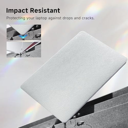 for MacBook Air 13 inch Case M1 2021 2020 2019 2018,Snake Leather White | MacBook Air Case A2337 A2179 A1932,Logo Cutout,Scratch, Elegance Luxury,Dent Resistant,Easy Snap-On,Durable,Keyboard Cover - color: Snake White, size: (A1932/A2179/A2337 M1) Mac 201