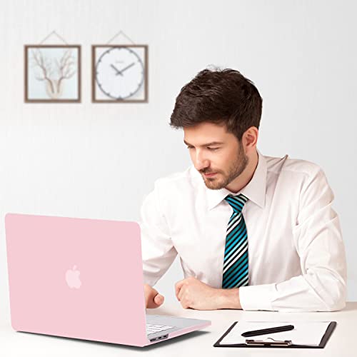 B BELK for MacBook Air 13.6 inch Case M5 2026 2025-2022 M4 M3 M2, Baby Pink | Model A3449 A3240 A3113 A2681, Plastic Hard Shell Case for MacBook Air 13 inch Case with Keyboard Cover & Screen Protector - color: Rose Quartz