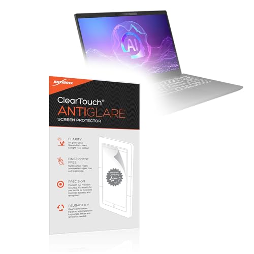BoxWave Screen Protector Compatible With MSI Modern 15 H AI business Laptop model MOD15HC2245 (15.6 in) - ClearTouch Anti-Glare (2-Pack), Anti-Fingerprint Matte Film Skin