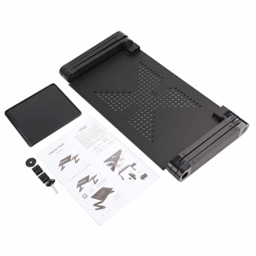 Adjustable Vented Laptop Stand Portable Ergonomic Computer Desk for Sofa Bed Office Home Use - Compact Design for Multifunctional Use