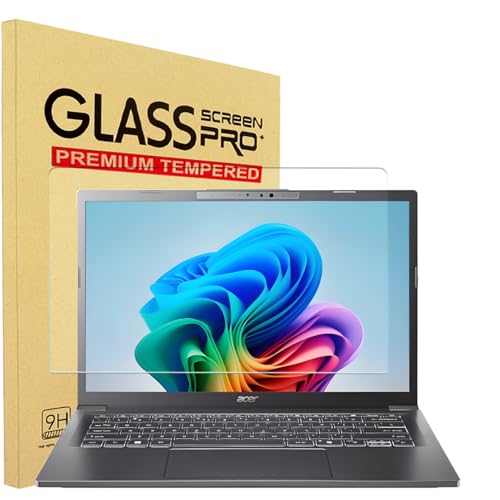 YINOVEEN 14 Inch Tempered Glass Screen Protector for 2023-2025 Acer Aspire 14 AI/Aspire Spin 14/Aspire Go 14/Aspire 14, Swift 14 AI/Swift X 14/Swift Go 14/Go 14 AI 14'' 16:10 Laptop,9H, Anti-Scratch