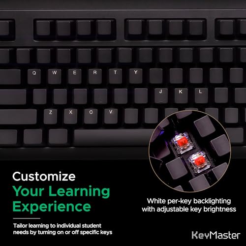 Learn to Type Keyboard; Typing Practice Show or Hide Keys; Blank Key Caps; Teach Students Touch Typing; Keyboarding Mechanical Training Tool; Better Than Covers or Skins [1]