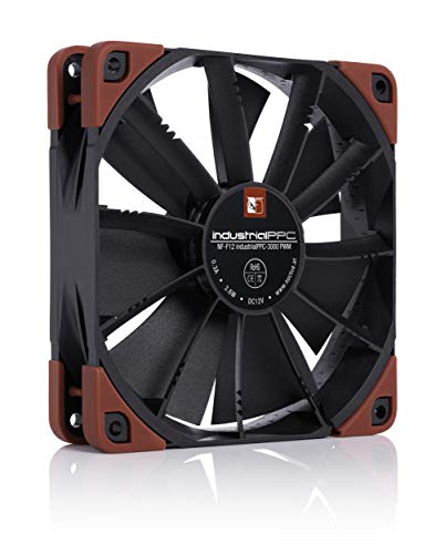 Noctua NF-F12 iPPC-3000 PWM, High-Performance Industrial Fan 120mm | Heavy Duty High Airflow 25mm Thick Fan, for Demanding Applications, 3000rpm 4-Pin PWM