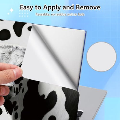 Universal Laptop Skin Sticker Decal for 11.6”12" 13" 13.3" 14" 15" 15.4" 15.6" Reusable Waterproof Scratch-Scratch Resistant Protective Vinyl Laptop Notebook Skin Stickers - Cute Cow - color: Cute Cow