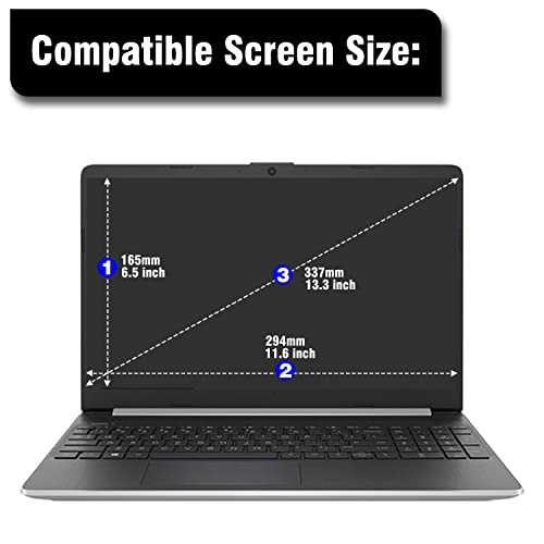 KEANBOLL 3-Pack 13.3" Laptop Anti-Glare Screen Protectors for Dell Inspiron, ASUS Chromebook & ZenBook, HP Elitebook & ProBook, Jumper Laptop & More, 16:9 Display - size: 13.3" 16:9 Aspect Laptop