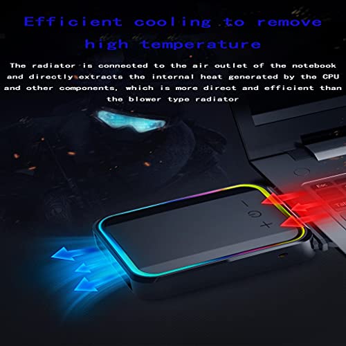 HBJWOV Vacuum Portable Notebook Laptop Cooler Air External Extracting Cooling Fan for Laptop Speed Adjustable