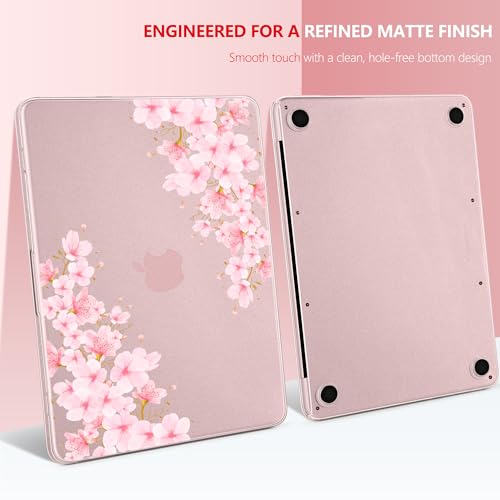 for MacBook Neo 13 inch Case 2026 (Model A3404), Artistic Cherry Pattern Ultra Slim Frosted Matte Hard Shell, Anti-Scratch & Fingerprint Resistant Cover - Cherry Blossom - color: Cherry Blossom