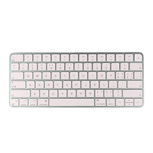 Keyboard Cover for iMac Magic Keyboard Without Touch ID A2450 A3203 | TPU Transparent Waterproof Keyboard Skin Protector - color: Magic Keyboard without Touch ID A2450
