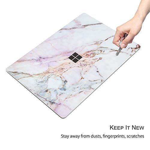 Ultra Thin Protective Cover Skin Decal Sticker for Microsoft Surface Laptop 5 (2022 Release) 13.5", Easy Apply, Anti-Scratch, Residue Free Vinyl Skin [Cracked Marble] - color: Cracked Marble, size: Surface Laptop5/4/3-13.5''