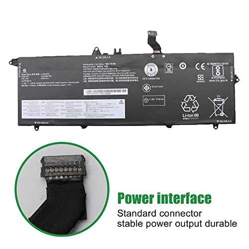 02DL013 L18L3PD1 SB10K97651 Laptop Battery Replacement for Lenovo ThinkPad T490s T495s T14s Gen 1 2020 Series 02DL014 L18M3PD1 SB10K97652 02DL015 L18M3PD2 02DL016 L18C3PD1 11.58V 57Wh