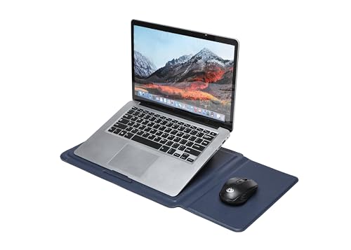 14 Inch Laptop Sleeve Case with Stand Compatible with MacBook Pro/MacBook Air/ThinkPad X1/Dell XPS/Lenovo Yoga/HP Pavilion/ASUS Zenbook/LG gram 13.3'' 13.6'' 14.2" 14.5'' Laptop Chromebook - color: Dark Blue, size: 13.5-14.5 Inch