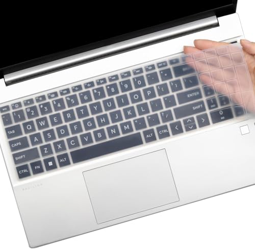 Keyboard Cover for 2026-2024 HP Laptop 15-fc 15-fd 15.6" Series 15z-fc000 15t-fd000 15t-fd100 15-fd0023dx 15-fd0005dx 15-fc0025dx 15-fc0245dx fd0883nr fd0083wm fd0127dx fd0182wm 15-fc0093dx fc0041wm - color: Clear