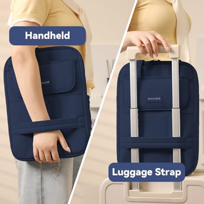 Puffy Laptop Sleeve for MacBook Pro/Air M4/M3/M2/M1 (2024-2019), iPad Pro/Air/Mini - color: Navy Blue