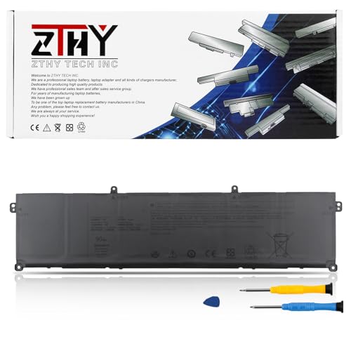 M02R0 Laptop Battery Replacement for Dell Alienware X16 R1 Alienware X16 R2 | P120F P120F007 P120F008 MO2R0 HP26N 0HP26N 0MRWR6 11.4V 90Wh 7698mAh 6-Cell - size: 13.7*3.43*0.24 inch M02R0
