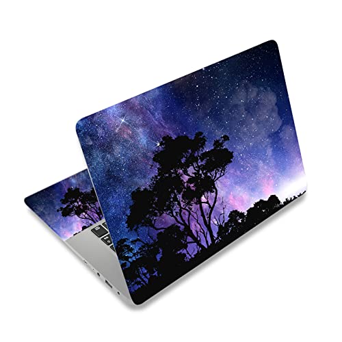 AIMSA Laptop Skin Sticker Decal, 12 13 13.3 14 15 15.4 15.6 inch Laptop Art Decal Protector Notebook Netbook PC 15.6" Universal Vinyl Cover, Tree Galaxy - color: Tree Galaxy