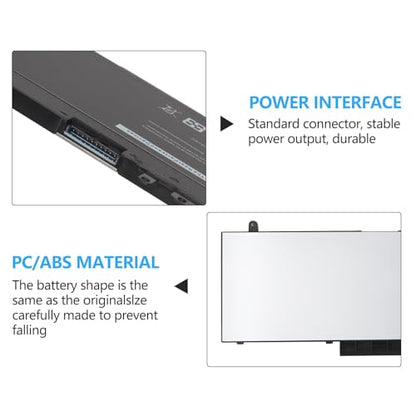 WJ5R2 11.4V 84Wh Battery Compatible with Dell Precision 3510 M3510 | Replacement Laptop Battery Compatible with Latitude 5570 E5570 - size: 14.61*4.96*1.26inch WJ5R2