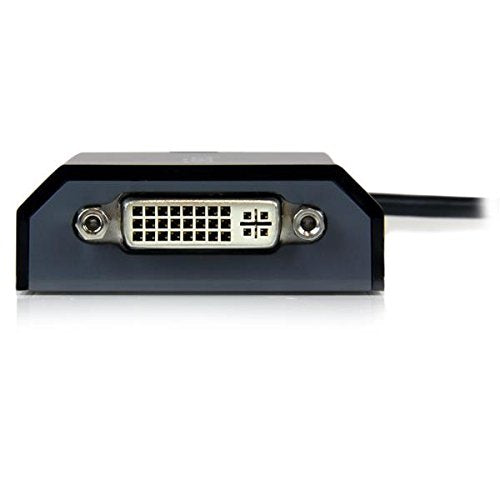 StarTech USB-A 2.0 to DVI Adapter, 1920 x 1200, USB powered (USB2DVIPRO2) | USB to DVI external video and graphics card, Dual monitor display cable, Mac and Windows