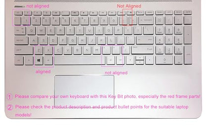Keyboard Cover Compatible for 15.6" HP Laptop 15-dw 15-dy 15-ef 15-da/db 15-bs/bw 15-dy2702dx 15-dy2703dx 15-dy4013dx 15-dw0083wm 15-ef2013dx 15t-da100 15-db0011dx, 17.3" HP 17-by/ca 17-by4623dx (Red) - color: Red