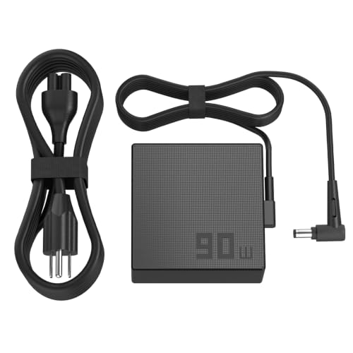 90W Laptop Charger Compatible with Asus Vg27aq Vg32vq Vg279qm K53 K53B K53BY K53E Q524Uq Q534Ux Q524Uq-Bbi7T1 Q524Uq U500V Adp-90Le B Laptop Power Adapter