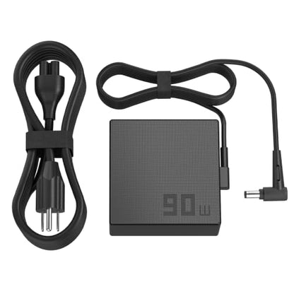90W Laptop Charger Compatible with Asus Vg27aq Vg32vq Vg279qm K53 K53B K53BY K53E Q524Uq Q534Ux Q524Uq-Bbi7T1 Q524Uq U500V Adp-90Le B Laptop Power Adapter