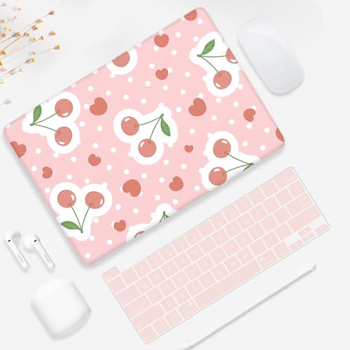 Seorsok Compatible with MacBook Pro 13 inch Case M2 2023,2022,2021-2016 A2338 M1 A2251 A2289 A2159 A1989 A1708 A1706,Cute Plastic Hard Shell Case with Keyboard Cover,Pink Cherries - color: Cherries, size: Pro13（A2338 M1 A2251 A2289 A2159 A1989 A1706）
