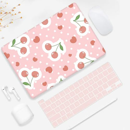 Seorsok Compatible with MacBook Pro 13 inch Case M2 2023,2022,2021-2016 A2338 M1 A2251 A2289 A2159 A1989 A1708 A1706,Cute Plastic Hard Shell Case with Keyboard Cover,Pink Cherries - color: Cherries, size: Pro13（A2338 M1 A2251 A2289 A2159 A1989 A1706）