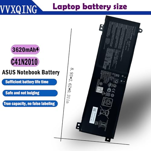 C41N2010 Laptop Battery Replacement 15.48V for ASUS ROG G15 G513IC G513IH G513QC G513QE G17 G713QE G513IC-HN055T G513QC-HF002T G513IH-HN086T G513QE-HN010T G713QE-RB74 G513QE-WH96 56WH 3620mAh