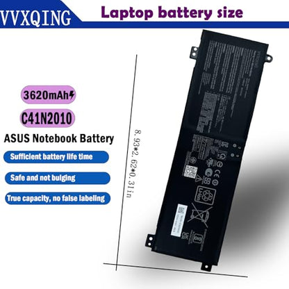 C41N2010 Laptop Battery Replacement 15.48V for ASUS ROG G15 G513IC G513IH G513QC G513QE G17 G713QE G513IC-HN055T G513QC-HF002T G513IH-HN086T G513QE-HN010T G713QE-RB74 G513QE-WH96 56WH 3620mAh