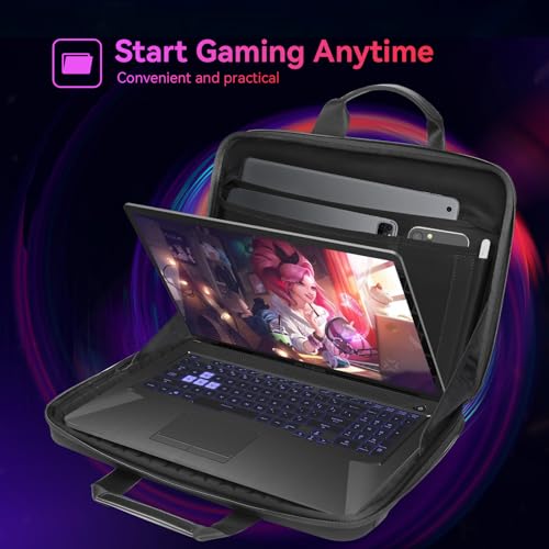 Smatree Heavy Duty Hard Case for 15.6-16 inch HP/DELL/Acer/ASUS/MSI | for 16inch ASUS ROG Strix G16/SCAR 16,DELL m16/G16,HP OMEN 16/EliteBook 650/655,MSI Stealth/GF65 Thin,15.6inch Acer Aspire 7 - color: Black-16 Inch