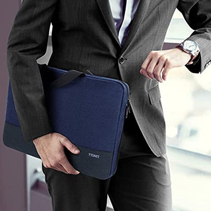 Ytonet 14 Inch Laptop Sleeve, TSA Water Resistant Laptop Case with Handle | Compatible with MacBook HP Dell Lenovo Asus Notebooks, Computer Carrying Case, Protective, Gift for Men Women, Dark Blue - color: Dark Blue, size: 14 in