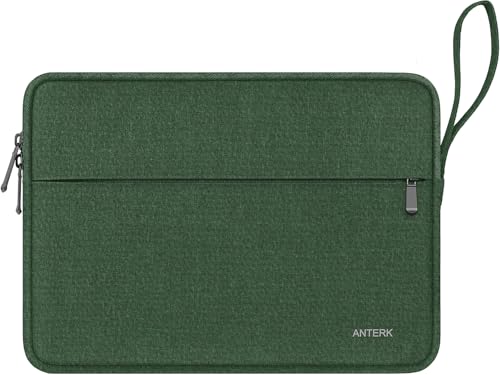 Laptop Case Bag 14 Inch, Water Resistant Traveling Computer Cover with Handle, Shockproof Protective Carrying Laptop Sleeve Compatible for 14 Inch MacBook Air/Pro, HP, Dell, Lenovo, Green - color: Green, size: 14 Inch