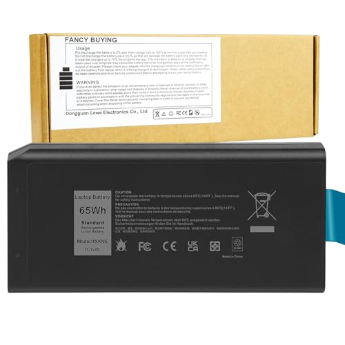 4XKN5 CJ2K1 X8VWF DKNKD Battery Replacement for Dell Latitude 14 Rugged 5404 5414 E5404 Extreme 7404 7414 E7404, P45G P46G P46G001 P46G002 5XT3V 05XT3V VCWGN 0VCHGN 09FN4 XRJDF XN4KN YGV51 453-BBBD - size: 6.57*3.15*0.83inch 4XKN5