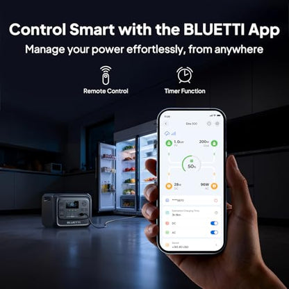 BLUETTI Solar Generator Elite 300 & 2x200W Solar Panel 3014.4Wh LFP Battery | w/ 2400W AC Outlets (4800W Surge), Smallest 3kWh, Portable Power Station for RV, Home Backup, w/ TT-30 RV Port & 12V/30A DC - style: BLUETTI Elite 300+2*200W Solar Panels