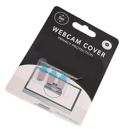3 Discreet Webcam Privacy | 0.7mm Tool-Less Adhesive Cover Smartphones, Tablets, Laptops | Anti-Peeping Design Camera Privacy Cover Protector Suitable for Laptops Tablets Phones Tool - color: C