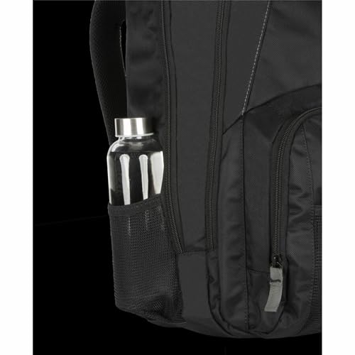 Targus Groove Laptop Backpack for Laptops up to 17-inches, Water Resistant Travel Backpack for Men and Women, Black (CVR617) - size: 17 Inch, style: Groove