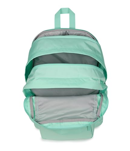 JanSport Laptop Backpack - Computer Bag with 2 Compartments, Ergonomic Shoulder Straps, 15” Laptop Sleeve, Haul Handle - Magic Mint - color: Magic Mint