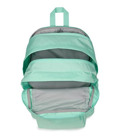 JanSport Laptop Backpack - Computer Bag with 2 Compartments, Ergonomic Shoulder Straps, 15” Laptop Sleeve, Haul Handle - Magic Mint - color: Magic Mint