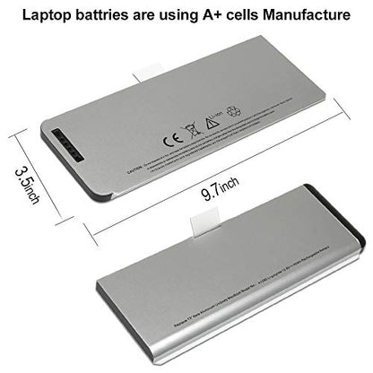 LQM 45Wh A1280 Laptop Battery, Compatible with Apple MacBook | Compatible with Apple MacBook 13-inch, A1278 (2008) series, MB771G/A, MB466LL/A, MB467LL/A - color: A1280