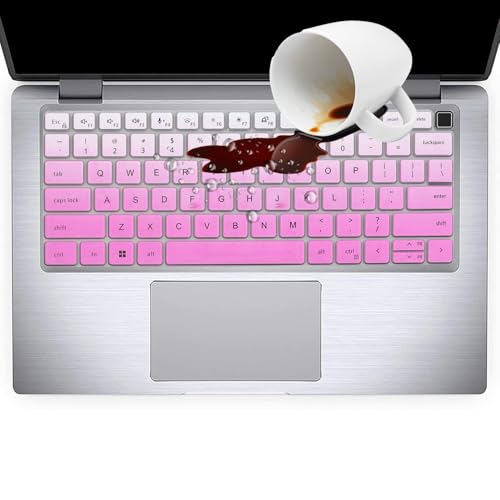 Keyboard Cover for Dell Latitude 14" 3450 3440 5450 5440 5430 5431 5420 7450 7440 7430 7420 7410, Dell Latitude 14" 9420 9430, Latitude 16 7650 7640, Latitude 9520 9510 7520 15.6"-Ombrepurple - color: OmbrePurple