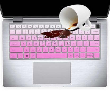 Keyboard Cover for Dell Latitude 14" 3450 3440 5450 5440 5430 5431 5420 7450 7440 7430 7420 7410, Dell Latitude 14" 9420 9430, Latitude 16 7650 7640, Latitude 9520 9510 7520 15.6"-Ombrepurple - color: OmbrePurple