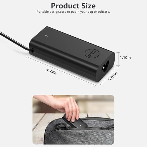 JEIBAO 65W 45W USB-C Laptop Charger Compatible with Dell Latitude 5540 5530 5520 5420 5430 5440 5450 7530 7440 7430 7420 7340 7330 7320 XPS 13 9250 9350 9360 9365 9370 9380 9550 Adapter Power Cord - color: Black3