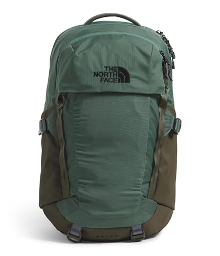 The North Face Recon Everyday Laptop Backpack, Duck Grn/New Taupe Grn, OSFA | Daypack, Water Repellent, Laptop Sleeve, 2 Water Bottle Pockets - color: Duck Green/New Taupe Green, size: One Size