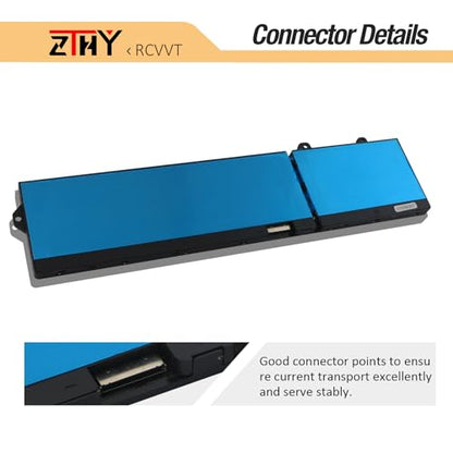 83Wh RCVVT Laptop Battery Replacement for Dell Precision 7670 7680 7770 | 7780 Mobile Workstation Series P114F P114F001 P114F002 P115F P115F001 P115F002 0RCVVT NWDC0 X26RT 0NWDC0 0X26RT 11.55V 6-Cell - size: 11.93*2.95*0.39 inch RCVVT